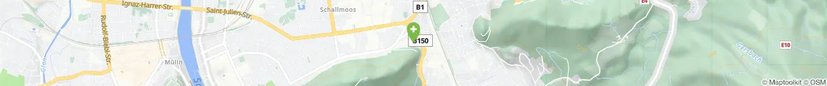 Kartendarstellung des Standorts für Herz Apotheke in 5020 Salzburg